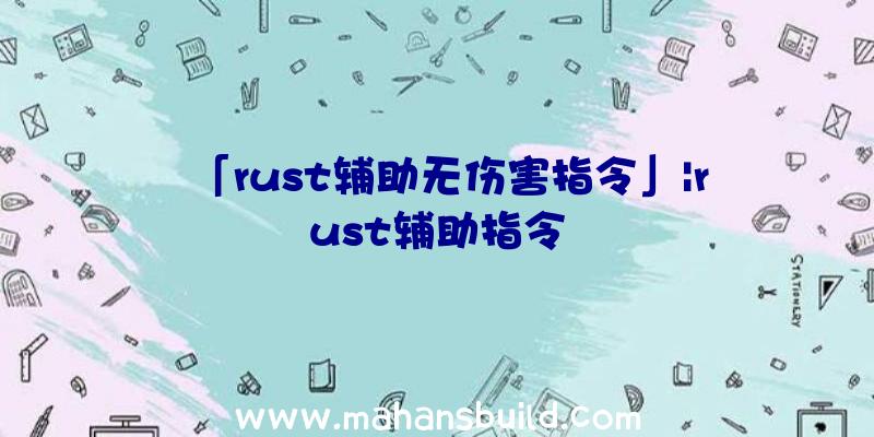 「rust辅助无伤害指令」|rust辅助指令